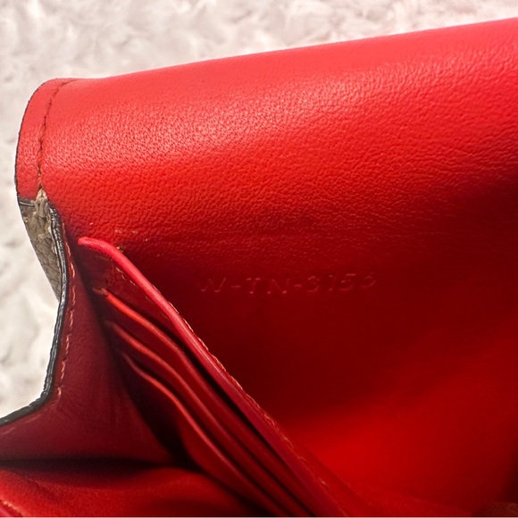 Celine Large Flap Continental Long Double
Snap Trifold Wallet Grained Calfskin - Picture 5 of 14